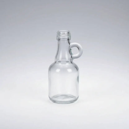 Pack 24 Mini Botella De Vidrio 100ml Con Asa Transparente