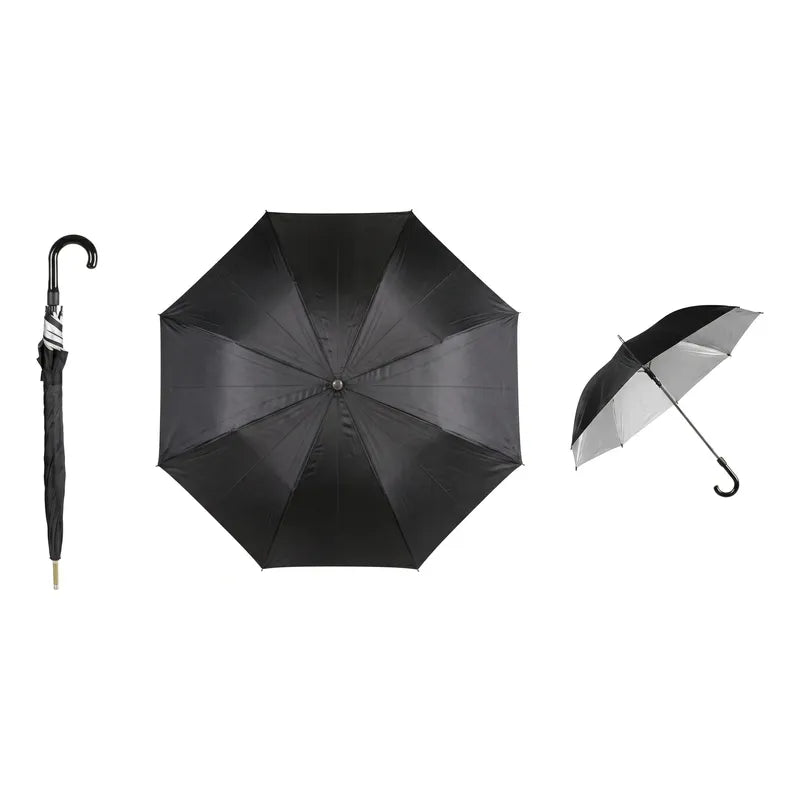 Paraguas Para Lluvia Impermeable Negro Negro