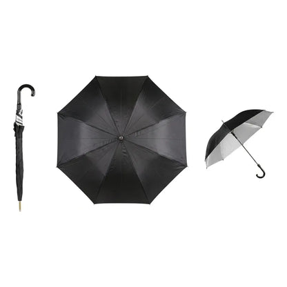 Paraguas Para Lluvia Impermeable Negro Negro