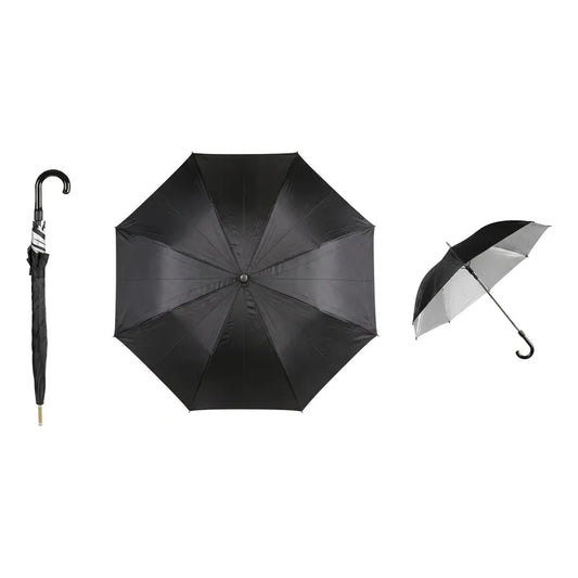 Paraguas para Lluvia Impermeable Negro Negro