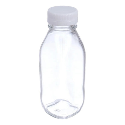 Pack 6 Frascos De Vidrio Para Jugos Con Tapa Plástica 500ml Vidrio