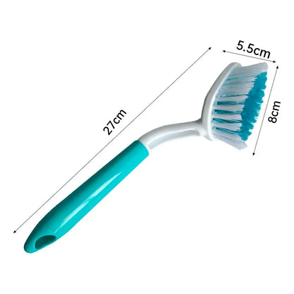 Cepillo Multiuso Baoma Mango Ergonómico 27cm Cerdas Plástico Celeste
