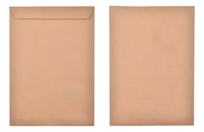 50 Sobres De Papel Kraft A4 Autocierre Rápido 32x23cm Marrón Marrón Claro Liso