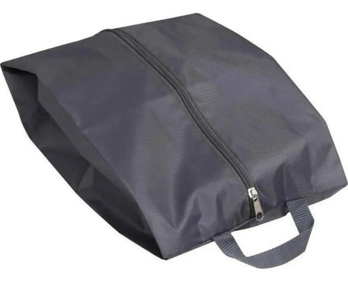 Bolsa Zapatos Viaje Organizadora Impermeable 37x12x23 Gris