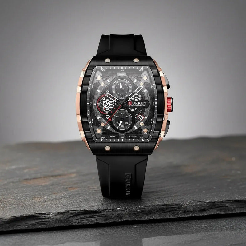 Reloj Curren Dep-estilo Hombre- Silicona Analógico