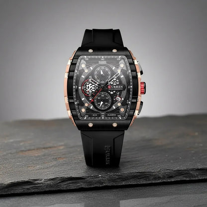 Reloj Curren Dep-estilo Hombre- Silicona Analógico
