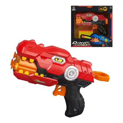 Pistola Lanza Dardos X6 Rojo Rojo