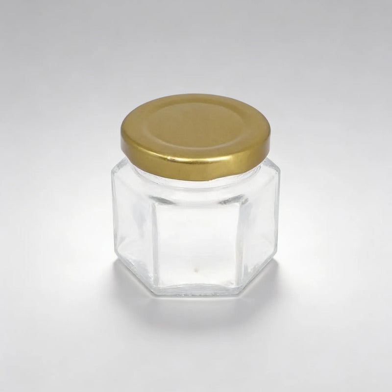 Pack 12 Botellas Hexagonal 60 Ml Pack 12 Vidrio