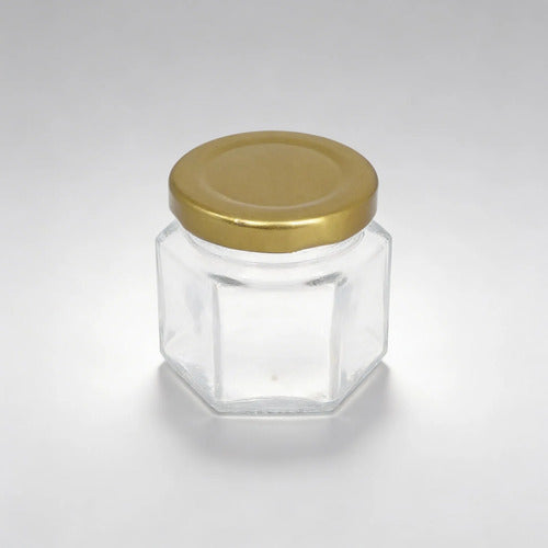Pack 12 Botellas Hexagonal 60 Ml Pack 12 Vidrio