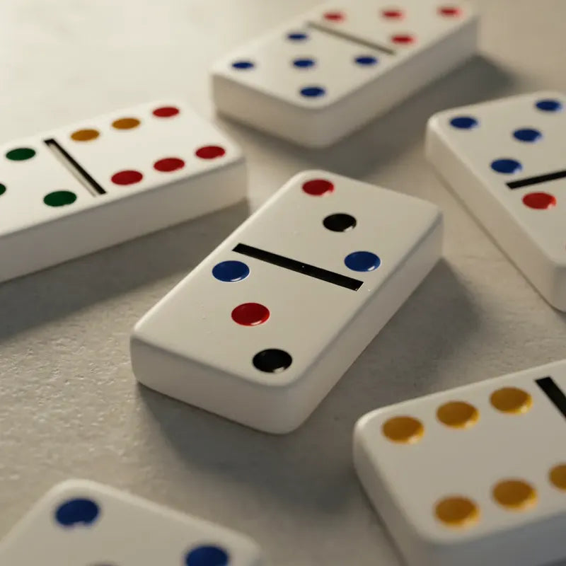 Juego De Domino 28 Piezas En Caja Metalica