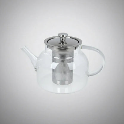 Tetera Infusor De Vidrio Té Infusor Acero Inoxidable 1.8l Transparente