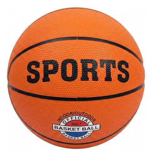 Pelota De Basketball Sports Goma Tamaño 3 Naranja Oscuro Naranja Oscuro
