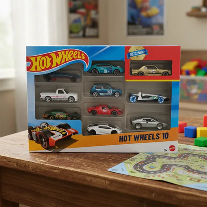 Hot Wheels Pack De 10 Autos Coleccionables 1:64 Variado