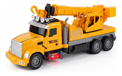 Camion Grua A Control Remoto Con Luces Sitong Amarillo Camión Grúa