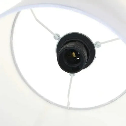 Lámpara De Colgar Tela 1 Luz E27 Beige