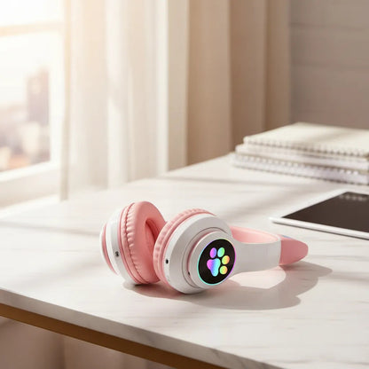 Auriculares Inalámbricos Gato Gaming Stn-28 Led-niña