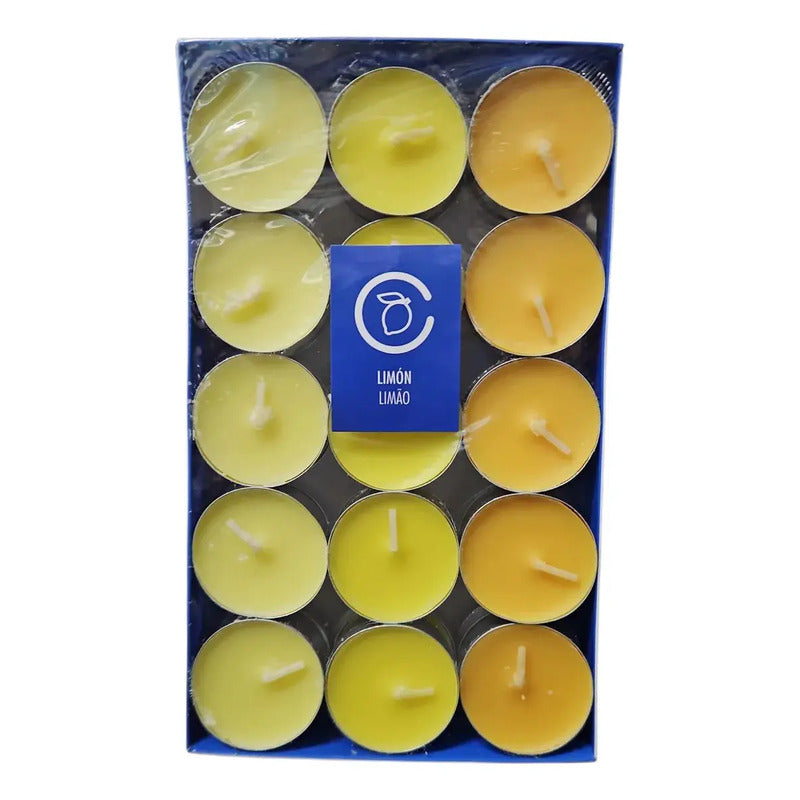 Set De 30 Velas Tealight Aromáticas,ambientes Con Encanto