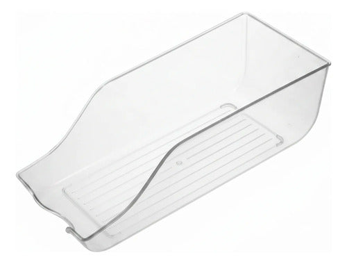 Organizador Multifuncional Para Refrigerador 10x13.5x34 Transparente