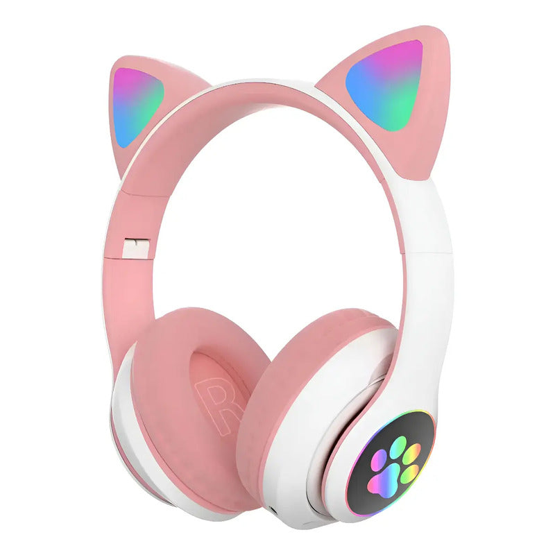 Auriculares Inalámbricos Gato Gaming Stn-28 Led-niña