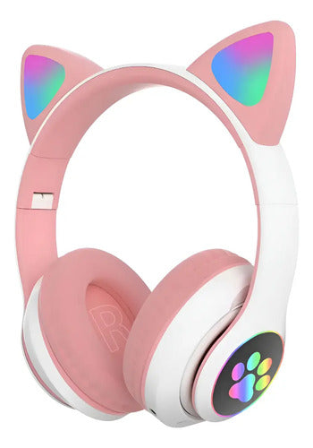 Auriculares Inalámbricos Gato Gaming Stn-28 Led-niña