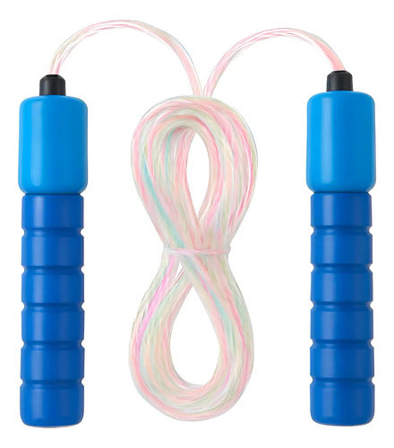 Pack 2 Cuerda Para Saltar Cardio Crossfit Deporte Velocidad Azul