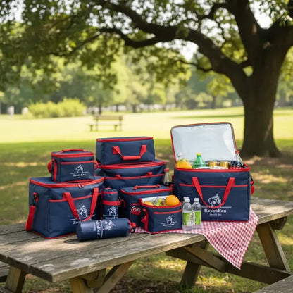 Bolso Térmico Cooler 44l Comida Bebidas Picnic Azul Oscuro
