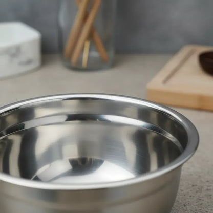 Bowl Profundo 20 Cm Acero Inoxidable Plateado