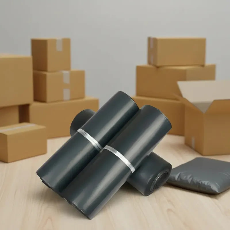 Pack 100 Bolsas Courrier Autoadhesivas Embalaje Envios 35x45 Negro