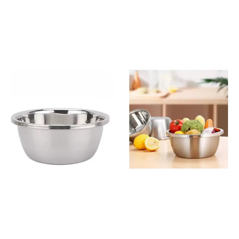 Bowl Tazón Profundo 26cm Acero Inoxidable Cocina Acero Inoxidable