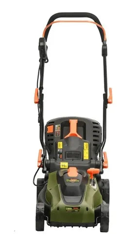 Cortadora De Pasto Eléctrica 1400 W Bauker Verde/naranja