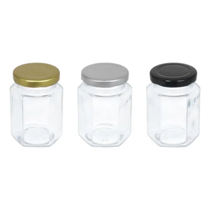 Pack 12 Botellas Hexagonal 280 Ml Compacta Vidrio