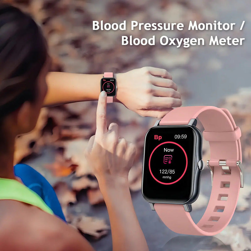 Smartwatch Xercise Ip68 Pantalla 1.7 Bluetooth Compatible Android Ios Gps Rosado
