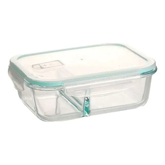 Tupper Hermético Vidrio 1040ml Transparente
