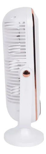 Ventilador Escritorio Usb Blanco Blanco
