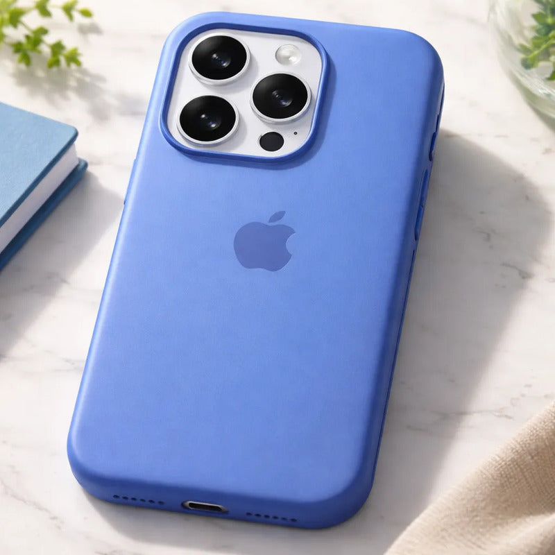 Carcasa De Silicona Para iPhone 16 Pro Max