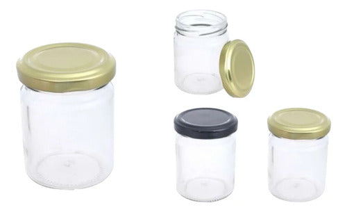Pack De 12 Frasco Envase De Vidrio Conservero 240ml Vidrio