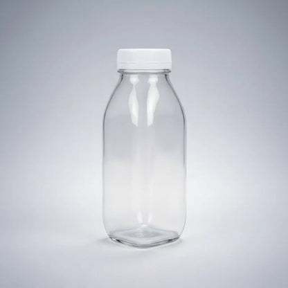 Pack 6 Frascos De Vidrio Para Jugos Con Tapa Plástica 1000ml Vidrio