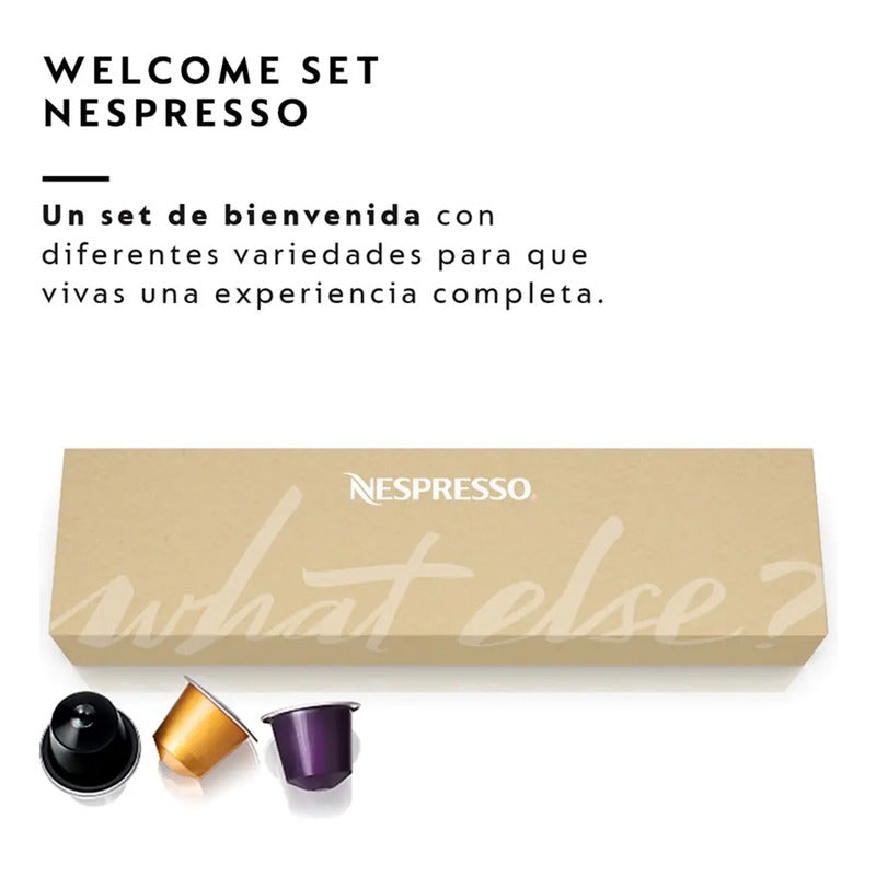 Cafetera Nespresso Essenza Mini Con Espumador De Leche Negro