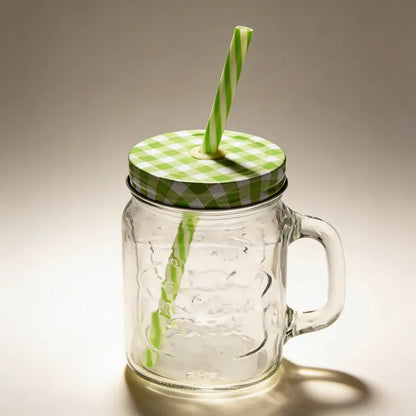 Pack 6 Vasos De Vidrio Letras Vidrio