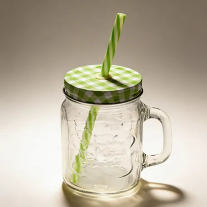 Pack 6 Vasos De Vidrio Letras Vidrio