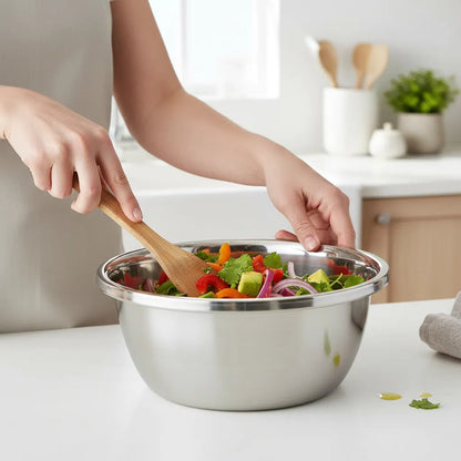 Bowl Tazón Profundo 24cm Acero Inoxidable Cocina Acero Inoxidable