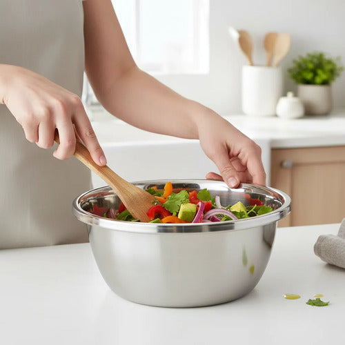 Bowl Tazón Profundo 24cm Acero Inoxidable Cocina Acero Inoxidable