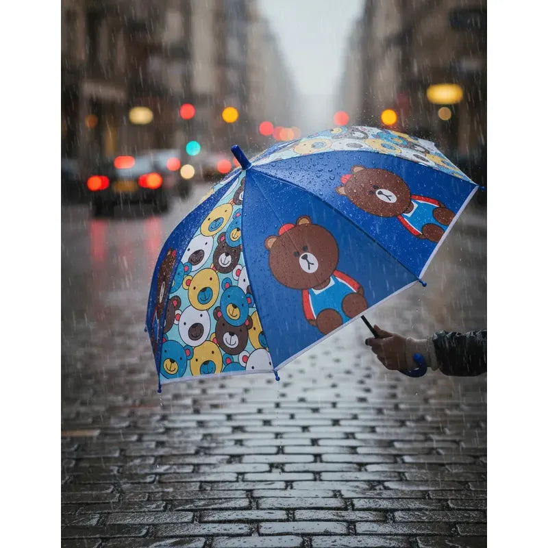 Paraguas Grande Para Niños Resistente Sombrilla Lluvia Sol Varios