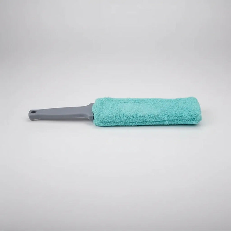 Plumero De Microfibra 8cm X 39cm Celeste