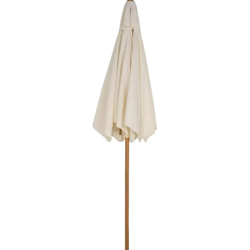 Quitasol Madera 2.5x2.25 Metros Blanco Marca Just Home Colle Blanco Liso