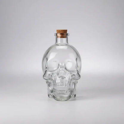 Pack 12 Botellas 180ml Diseño Calavera Generico Vidrio
