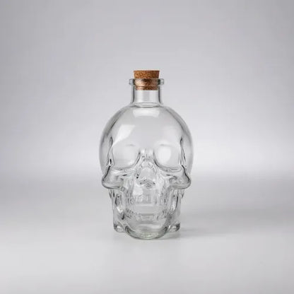 Pack 12 Botellas 180ml Diseño Calavera Generico Vidrio