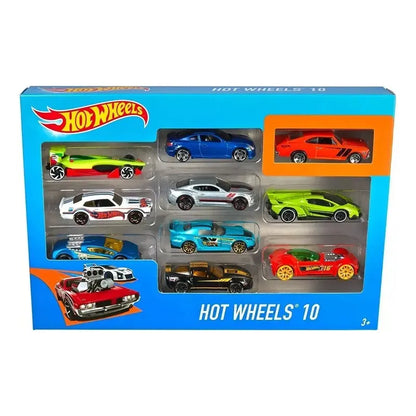 Hot Wheels Pack 10 Autos 1:64 Set Colección Juguete Regalo N Vario