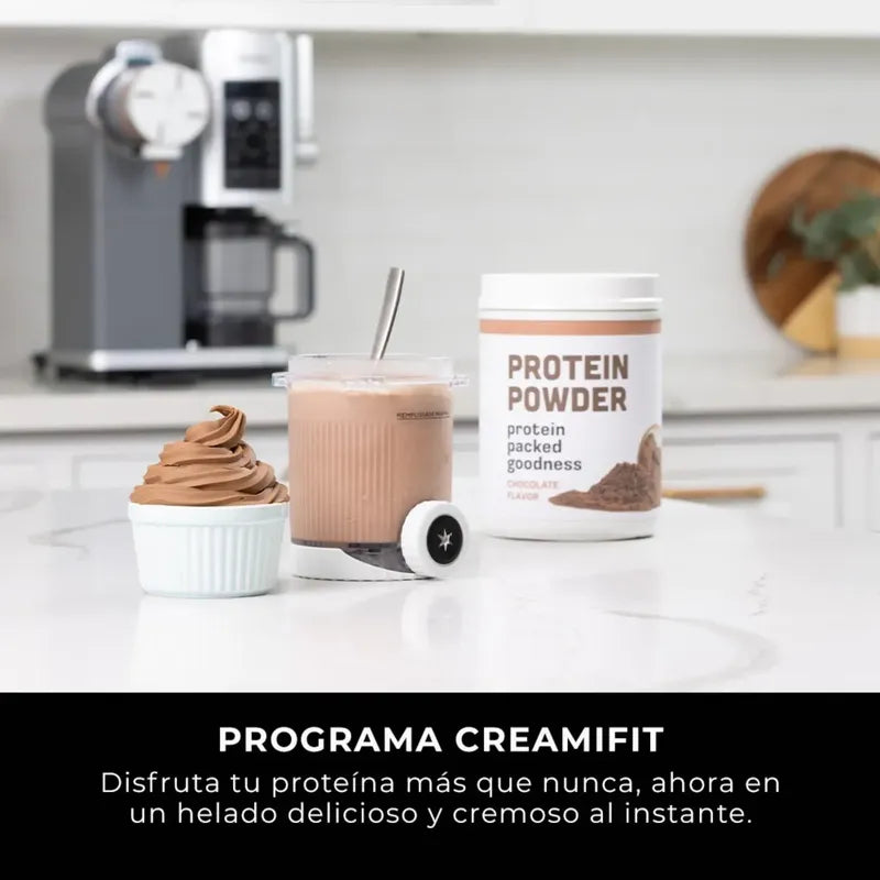 Máquina De Helado Swirl Ninja, Para Barquillos Gris 60
