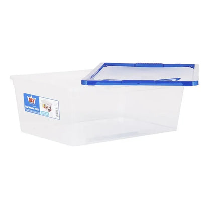 Caja Organizadora 10 Litros Con Tapa Apilable Plástica Multi Blanco